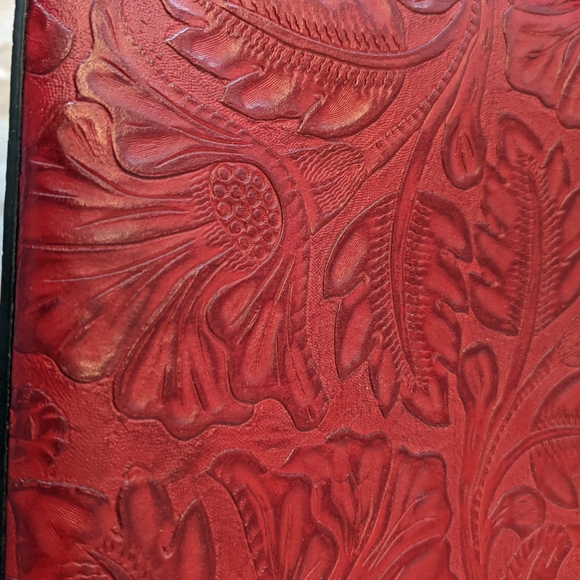 Italian Stamped Leather Purse - Picture 2 of 7